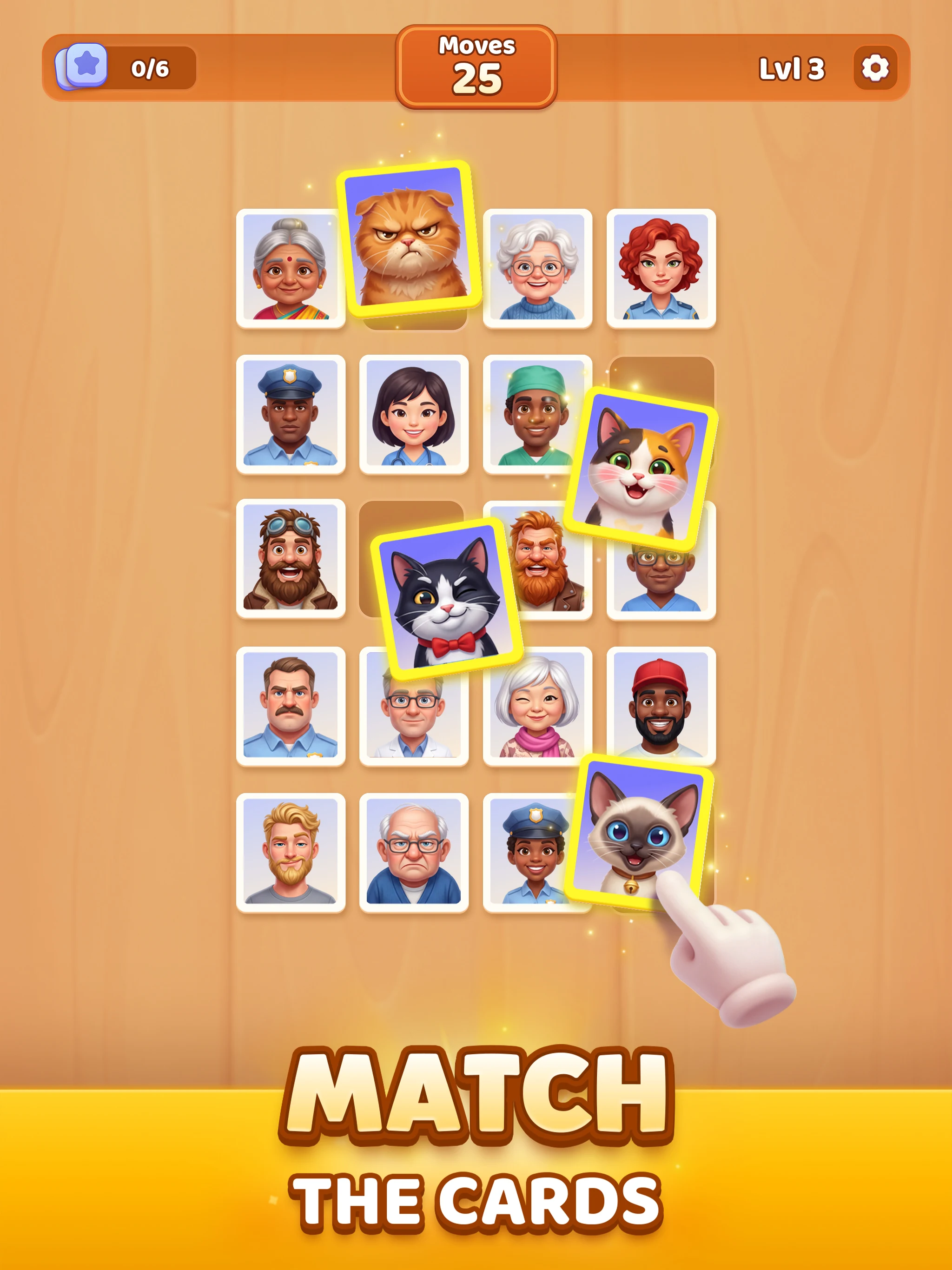 Association Match 4 Emoji Game screenshot