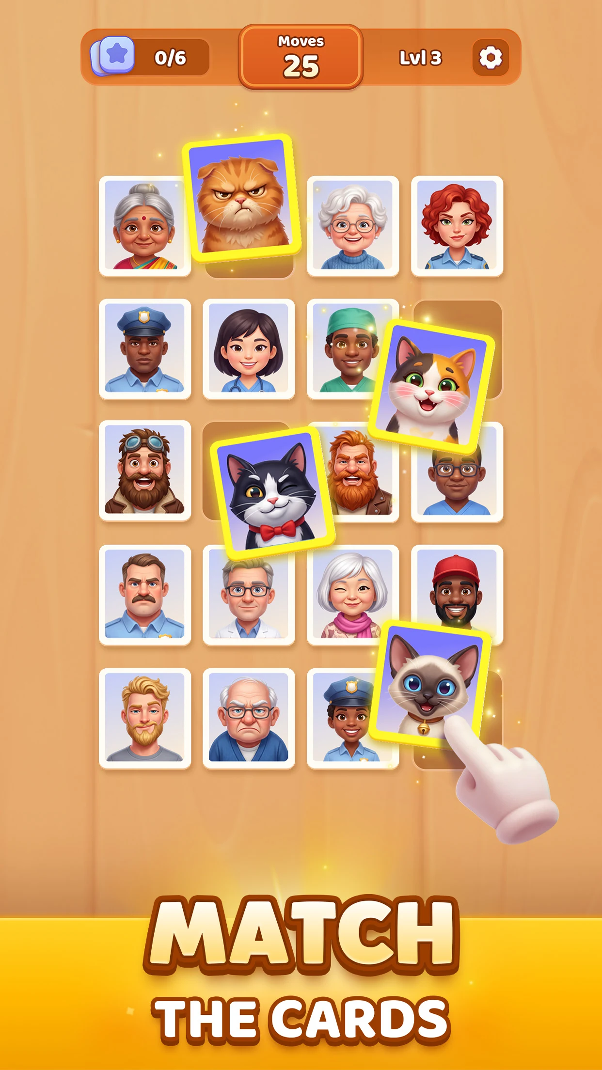 Association Match 4 Emoji Game screenshot